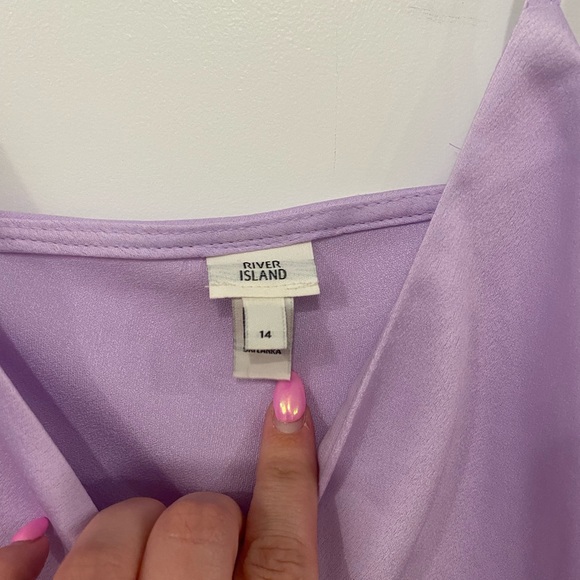 Lavender camisole River Island Sz 14 - Picture 4 of 8
